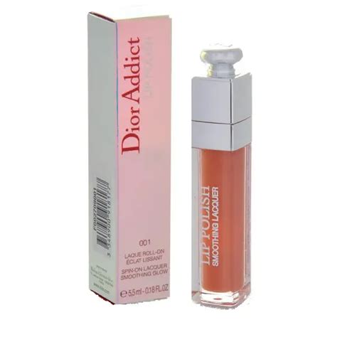 dior addict lip polish smoothing lacquer 001|Dior lip gloss.